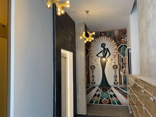 Wohnung zur Miete 1.080 € 2 Zimmer 37 m² 6. Geschoss frei ab sofort Waldstraße 2a Zentrum-Nordwest Leipzig 04105