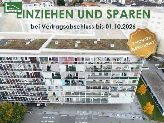 Wohnung zur Miete 456 € 2 Zimmer 49,8 m² Eggenberger Gürtel 73 Gries Graz 8020