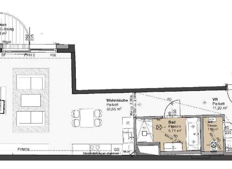 Wohnung zum Kauf 649.000 € 2 Zimmer 70,6 m² 2. Geschoss Kettenbrückengasse 22 Wien 1040