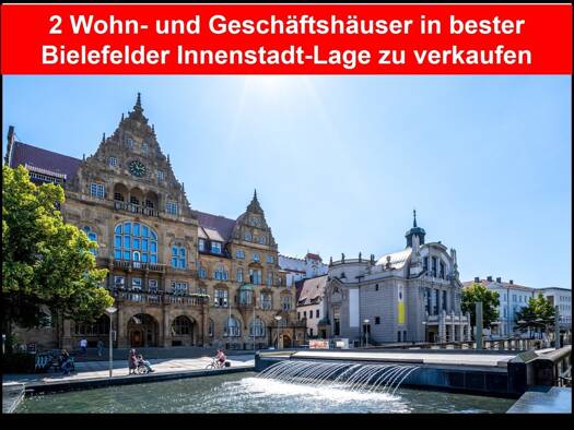 Gewerbeobjekt zum Kauf als Kapitalanlage geeignet 12.000.000 € 2.298 m² 1.195 m² Grundstück Innenstadt Bielefeld 33605