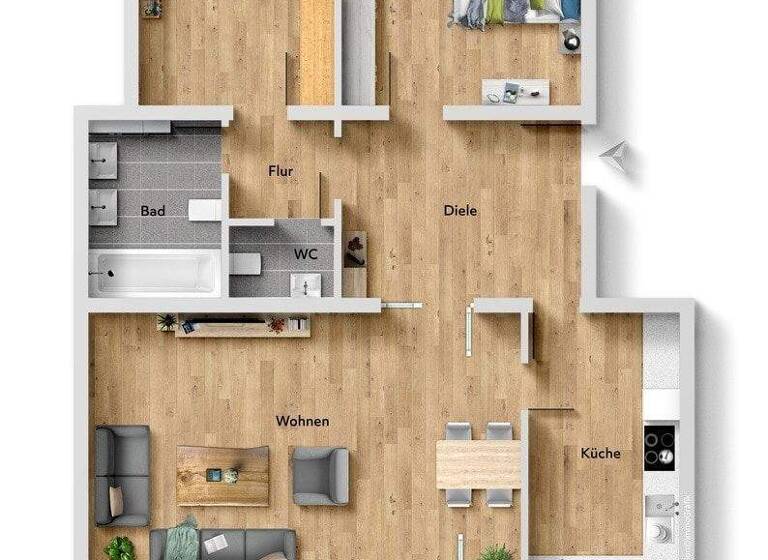 Wohnung zum Kauf 399.000 € 3 Zimmer 96,7 m² Schönberg Kronberg 61476