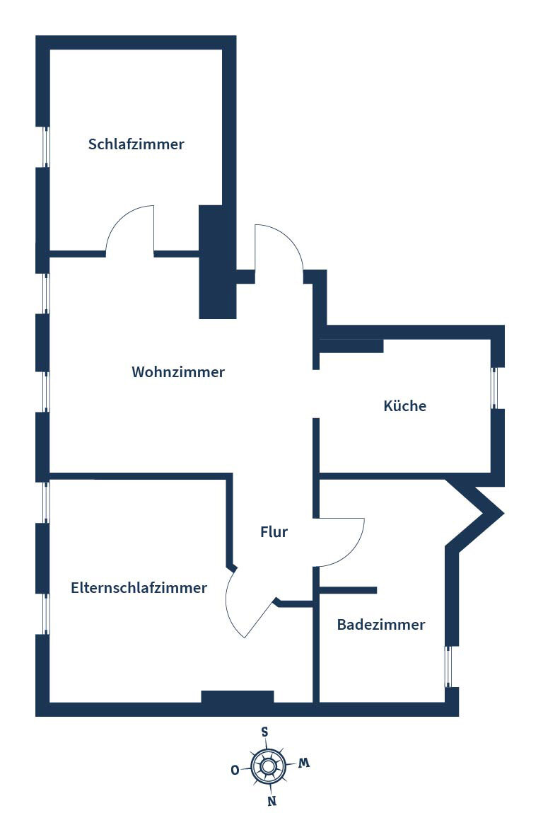 Wohnung zum Kauf 69.000 € 3 Zimmer 62,4 m²<br/>Wohnfläche 4.<br/>Geschoss Twischkamp Bremerhaven 27576