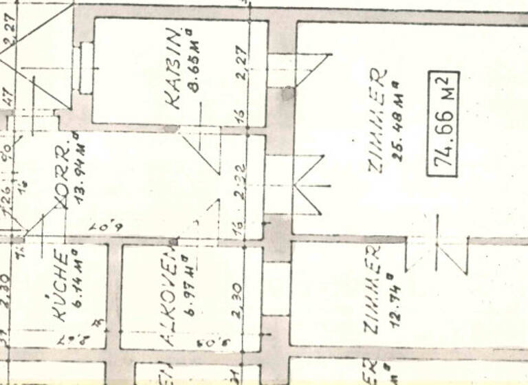 Wohnung zum Kauf 495.000 € 3 Zimmer 74,7 m² 3. Geschoss Wien 1060