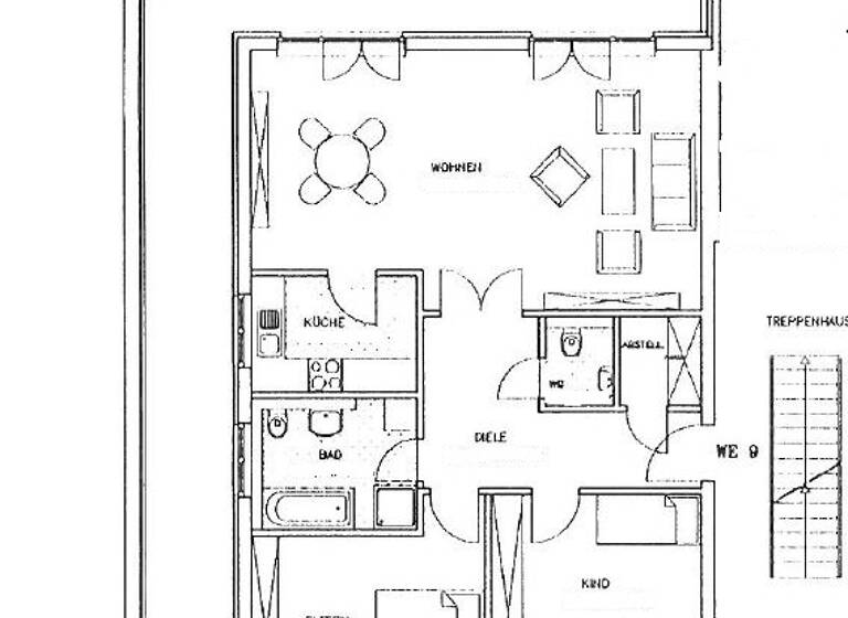 Wohnung zur Miete 1.700 € 3 Zimmer 118,9 m² 2. Geschoss Puckholm 23 Schnelsen Hamburg 22457
