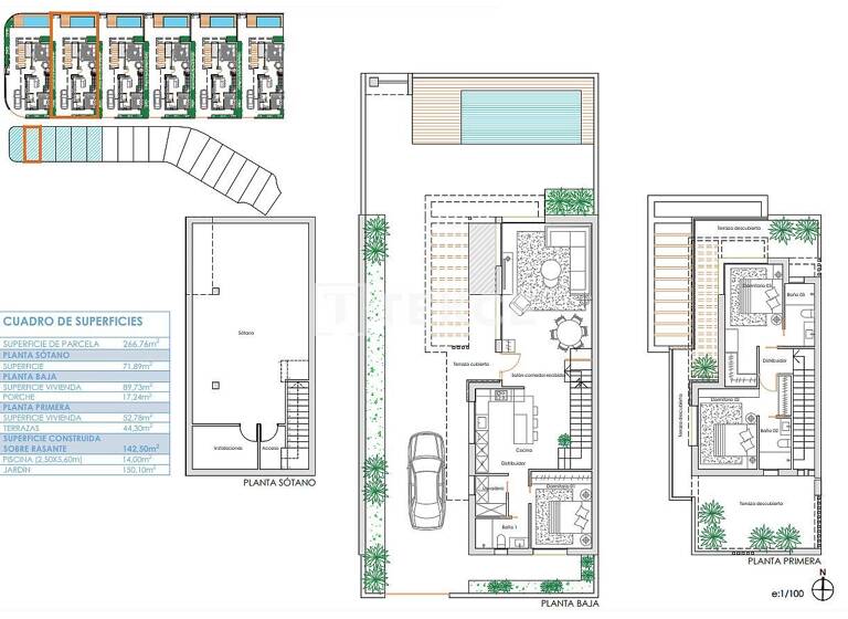 Einfamilienhaus zum Kauf 658.000 € 4 Zimmer 142 m² 266 m² Grundstück Murcia 30710