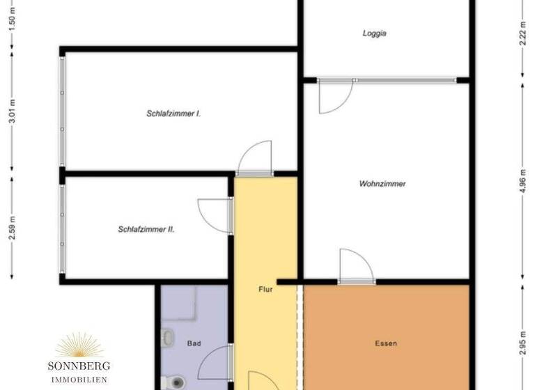 Wohnung zum Kauf 249.000 € 3,5 Zimmer 80 m² Geschoss 13/13 frei ab sofort Brandenburger Straße 40 Vogelstang Mannheim 68309