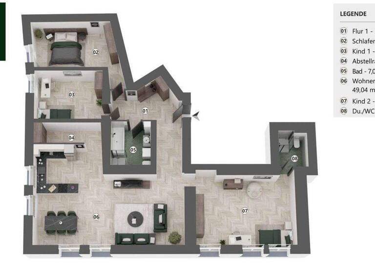 Wohnung zum Kauf 389.000 € 4 Zimmer 140,4 m² EG Zellingen 97225