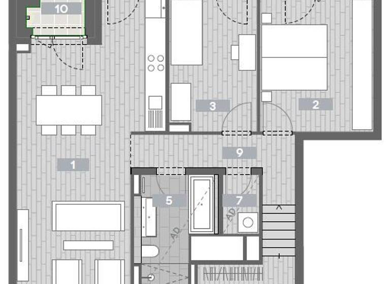 Wohnung zum Kauf provisionsfrei 910.000 € 4 Zimmer 125,3 m² EG Langer Anger 38 Bahnstadt Heidelberg 69115