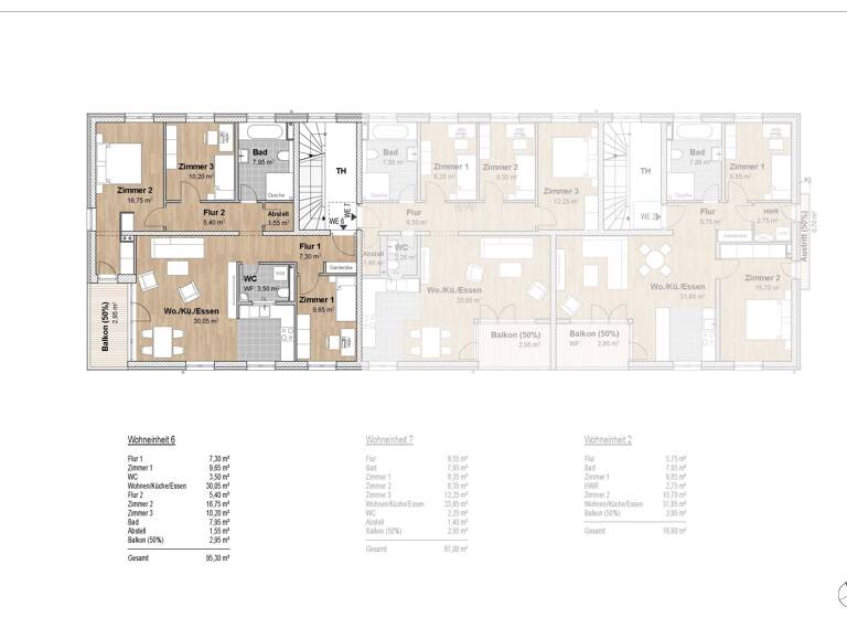 Wohnung zum Kauf - Neubau provisionsfrei 419.000 € 4 Zimmer 95,4 m²<br/>Wohnfläche 1.<br/>Geschoss Holzhausen Leipzig 04288