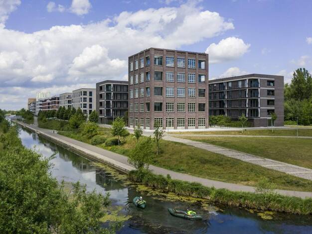 Terrassenwohnung zum Kauf - Erstbezug provisionsfrei 511.195 € 3 Zimmer 83,9 m² 2. Geschoss Hafenstraße Neulindenau Alt-West 04179