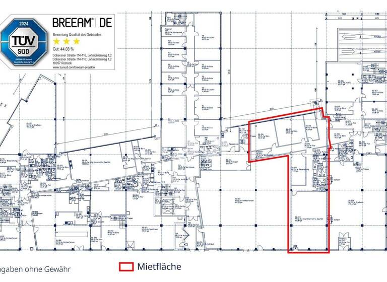 Laden zur Miete provisionsfrei 12,50 € 313 m² Verkaufsfläche Doberaner Straße 115/116 Kröpeliner Tor-Vorstadt Rostock 18057