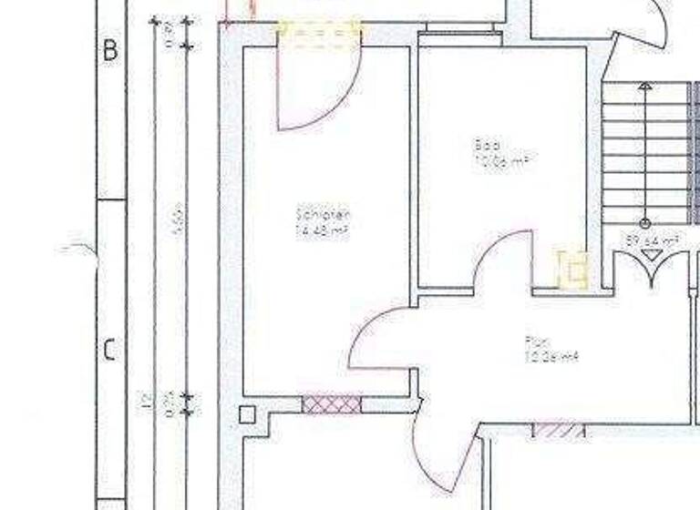 Wohnung zur Miete 390 € 2 Zimmer 59,8 m² 1. Geschoss frei ab sofort Lützowstr. 37 Kappel Chemnitz 09119
