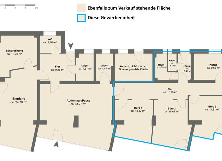 Bürofläche zum Kauf 79.000 € 79 m² Bürofläche Sennestadt BI-Sennestadt 33689