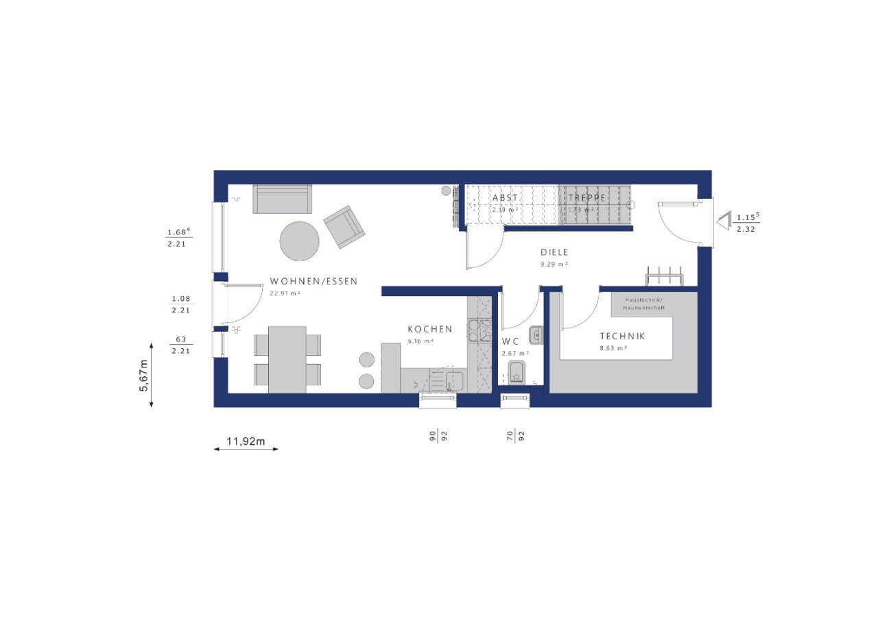 Haus zum Kauf 632.550 € 3 Zimmer 110 m²<br/>Wohnfläche 360 m²<br/>Grundstück Rudow Berlin 12355