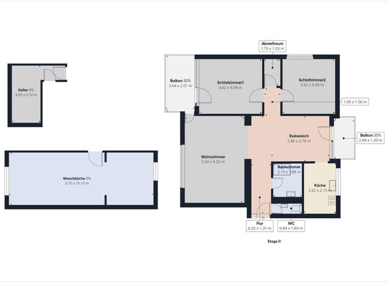 Wohnung zum Kauf 185.000 € 3,5 Zimmer 93 m² 1. Geschoss Zaisersweiher Maulbronn 75433