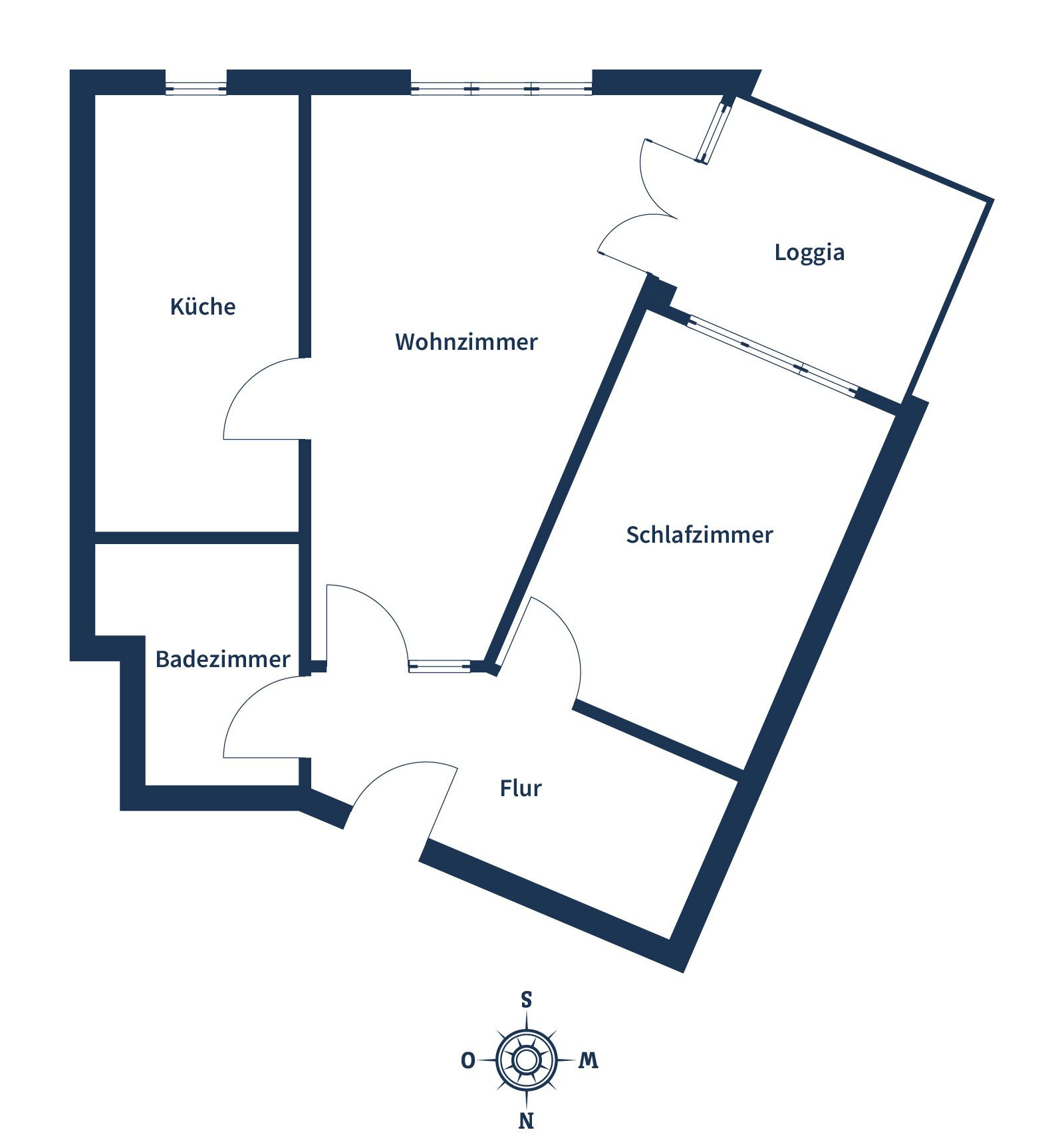 Wohnung zum Kauf 280.000 € 2 Zimmer 58 m²<br/>Wohnfläche 2.<br/>Geschoss Bad Soden Bad Soden am Taunus 65812