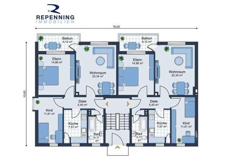 Mehrfamilienhaus zum Kauf 1.250.000 € 30 Zimmer 614,5 m² 1.800 m² Grundstück Kronshagen 24119