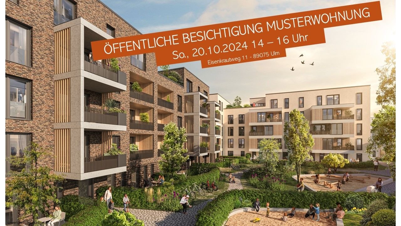 Wohnung zum Kauf provisionsfrei 851.300 € 3,5 Zimmer 105,1 m²<br/>Wohnfläche Mähringer Weg Ulm 89075