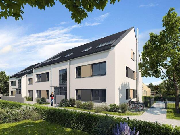Terrassenwohnung zum Kauf - Neubau provisionsfrei 473.081 € 2 Zimmer 52,8 m² 1. Geschoss Bischofsweiherstraße 34 Dechsendorf Erlangen 91056