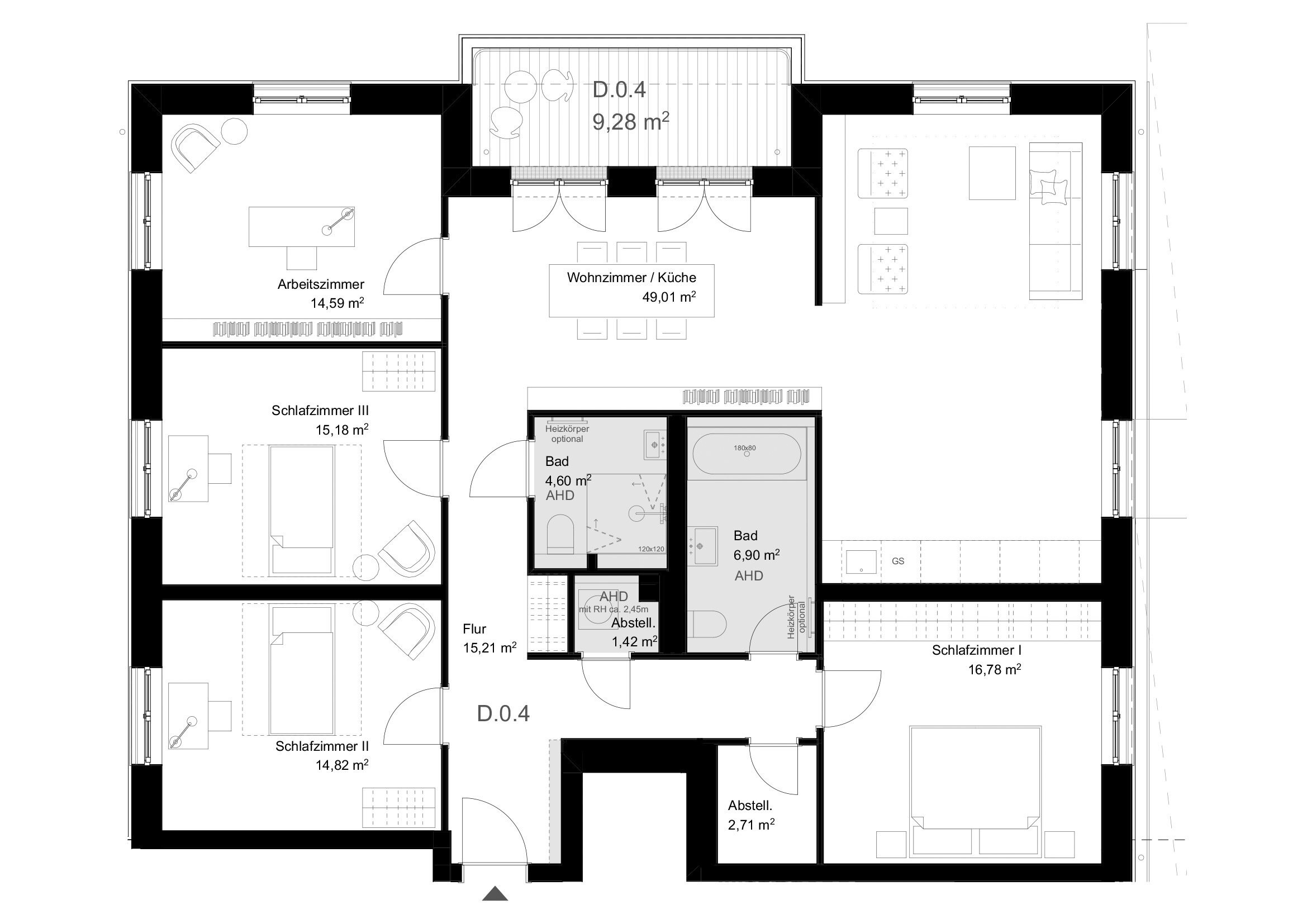 Wohnung zum Kauf provisionsfrei 849.000 € 5 Zimmer 145,9 m²<br/>Wohnfläche EG<br/>Geschoss Pölnitzweg 71 Buch Berlin 13125