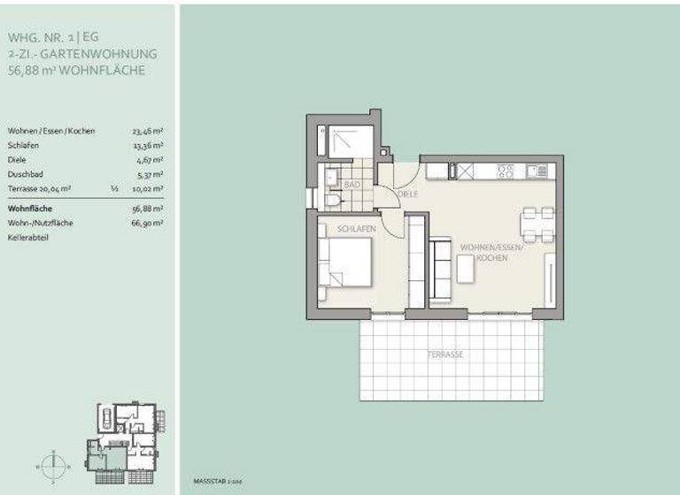 Wohnanlage zum Kauf - Erstbezug als Kapitalanlage geeignet 650.000 € 2 Zimmer 66,9 m² Hadern München 81375