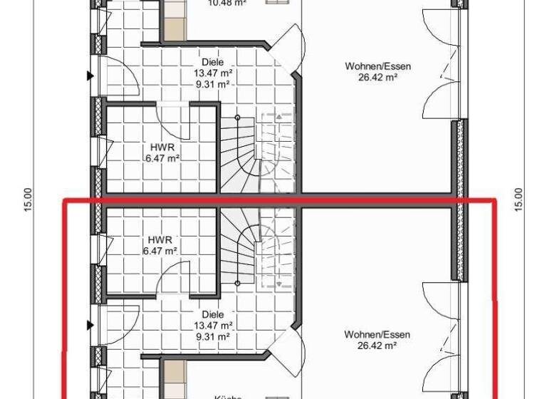 Doppelhaushälfte zum Kauf provisionsfrei 591.690 € 4 Zimmer 104 m² 421 m² Grundstück Lemsahl-Mellingstedt Hamburg 22397
