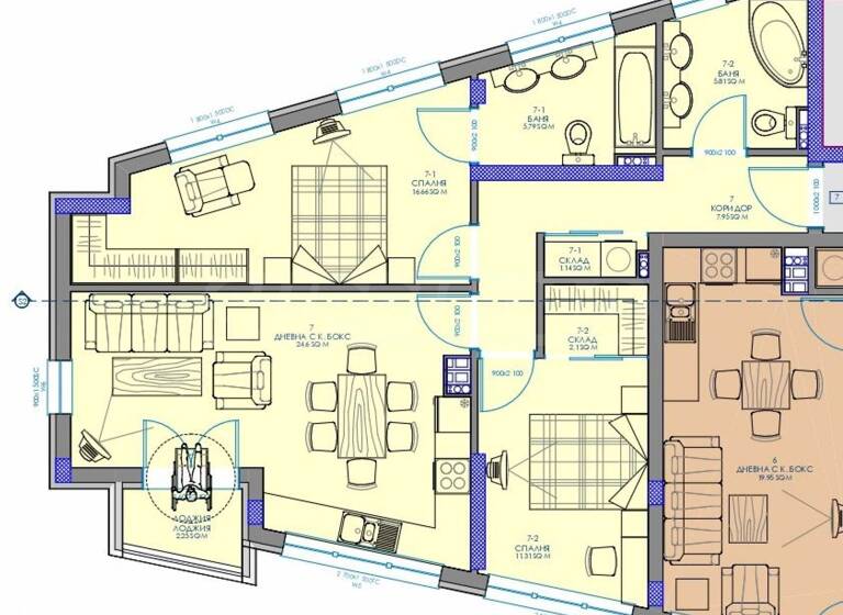 Wohnung zum Kauf 228.878 € 3 Zimmer 107,5 m² Sofia