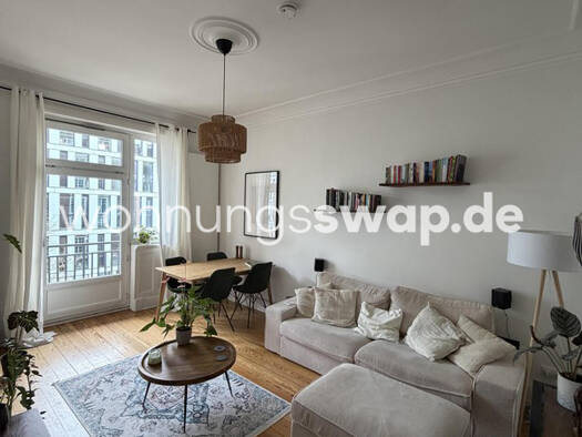 Wohnung zur Miete Tauschwohnung 1.380 € 3 Zimmer 75 m² 3. Geschoss Winterhude Nord 22301