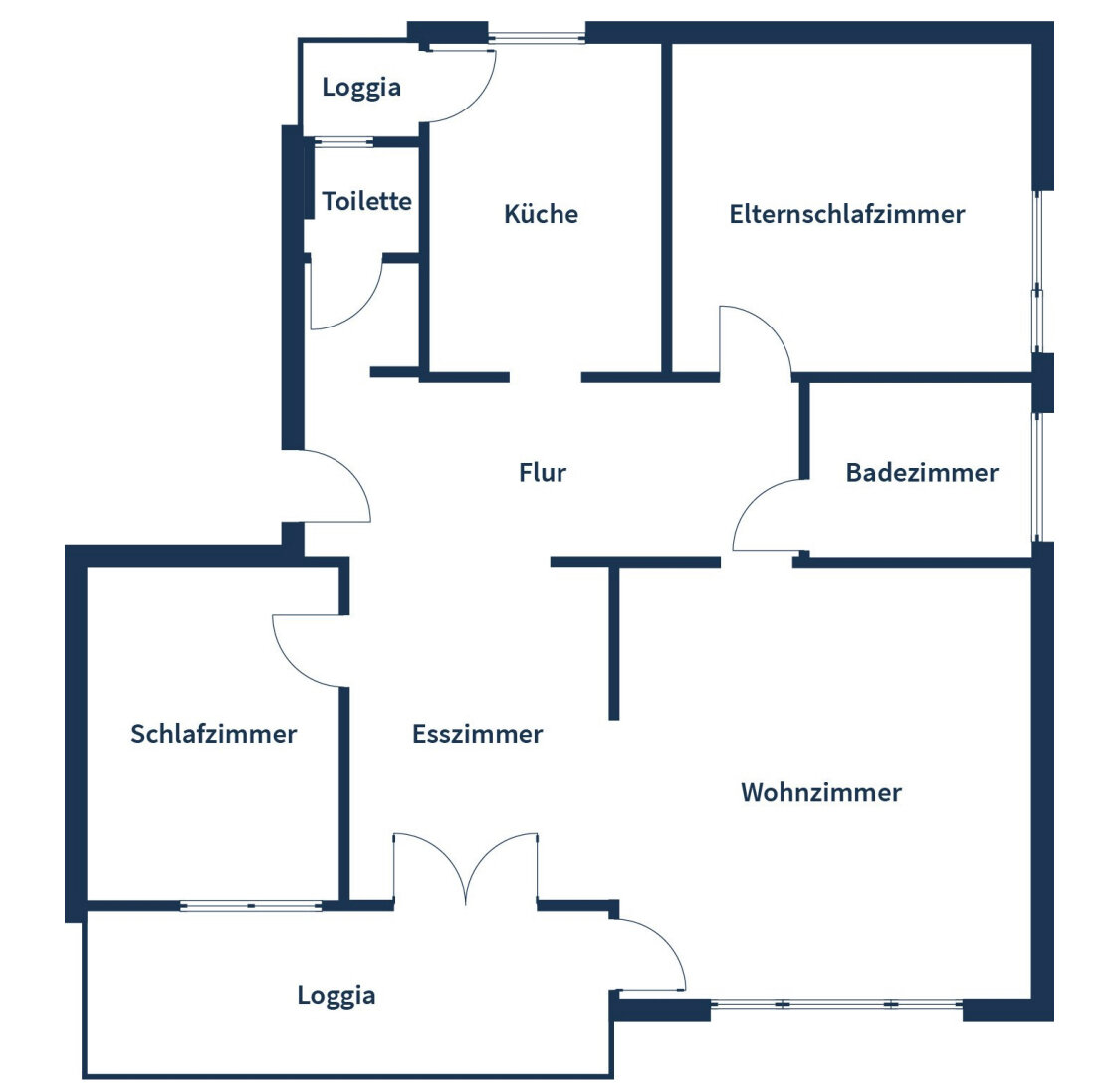 Wohnung zur Miete 1.225 € 3 Zimmer 96 m²<br/>Wohnfläche 2.<br/>Geschoss Hemsbach 69502