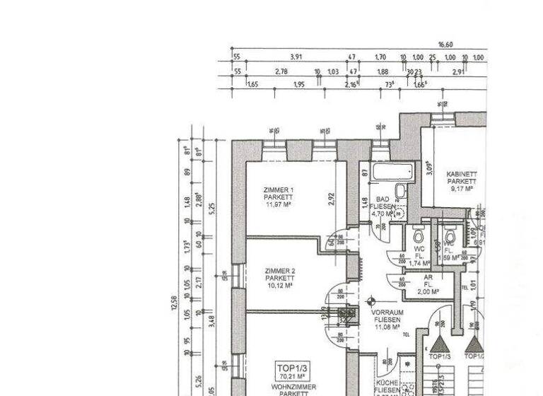 Wohnung zur Miete 605 € 3 Zimmer 70,2 m² 1. Geschoss Gresten 3264