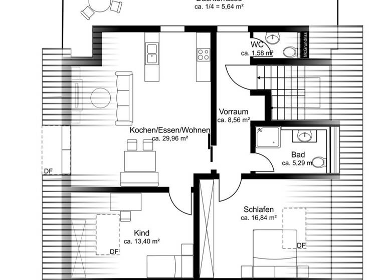 Wohnung zum Kauf - Erstbezug 690.000 € 3 Zimmer 78,6 m² 2. Geschoss Karlsfeld 85757