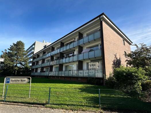 Wohnung zur Miete 499 € 1,5 Zimmer 41,9 m² 2 Geschosse frei ab sofort Glashütte Norderstedt 22851