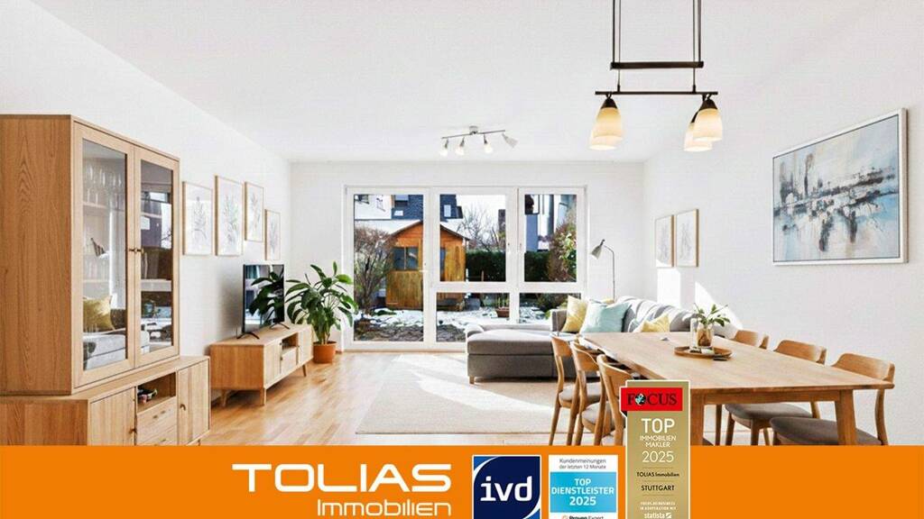 Wohnung zum Kauf 329.000 € 2 Zimmer 66 m² EG Pflugfelden Ludwigsburg 71636