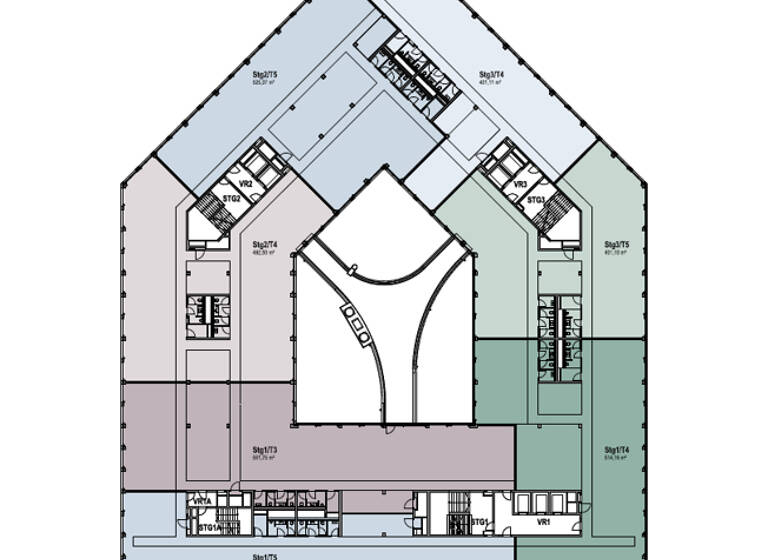 Bürofläche zur Miete 24,10 € 523,5 m² Bürofläche Wien 1020