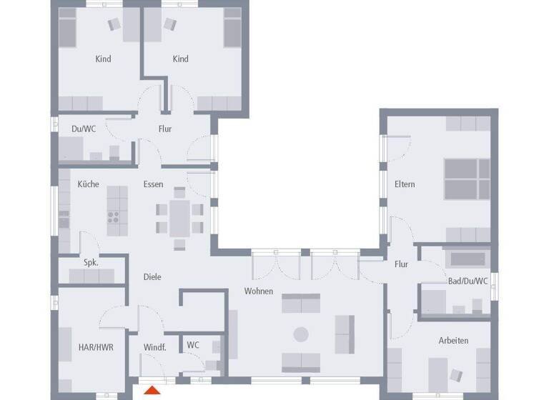 Bungalow zum Kauf 1.245.000 € 5 Zimmer 161,7 m² 820 m² Grundstück Stadtmitte Recklinghausen 45657