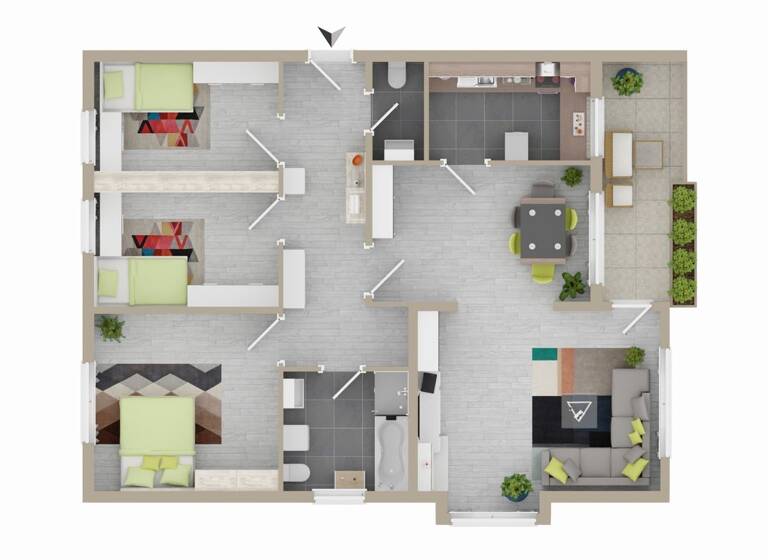 Wohnung zum Kauf 232.000 € 5 Zimmer 97,5 m² 1. Geschoss Blaubeuren 89143