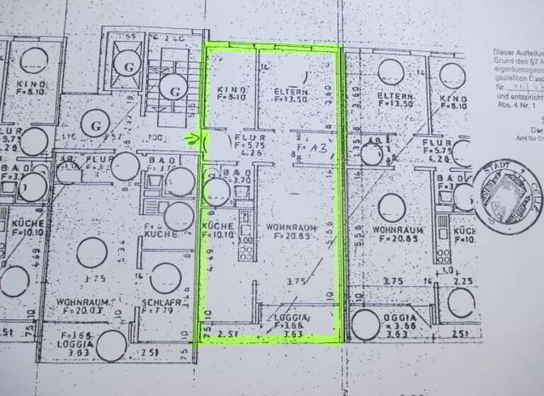 Wohnung zum Kauf 84.500 € 3 Zimmer 68 m² 4 Geschosse Wiitingerstraße 99 Hehlentor Celle 29223