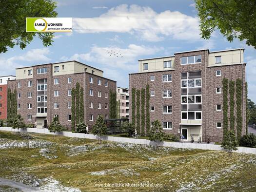 Wohnung zur Miete - Erstbezug 868 € 5 Zimmer 101 m² 2. Geschoss frei ab sofort Buntsandsteinstraße 4 Darmstadt 64285