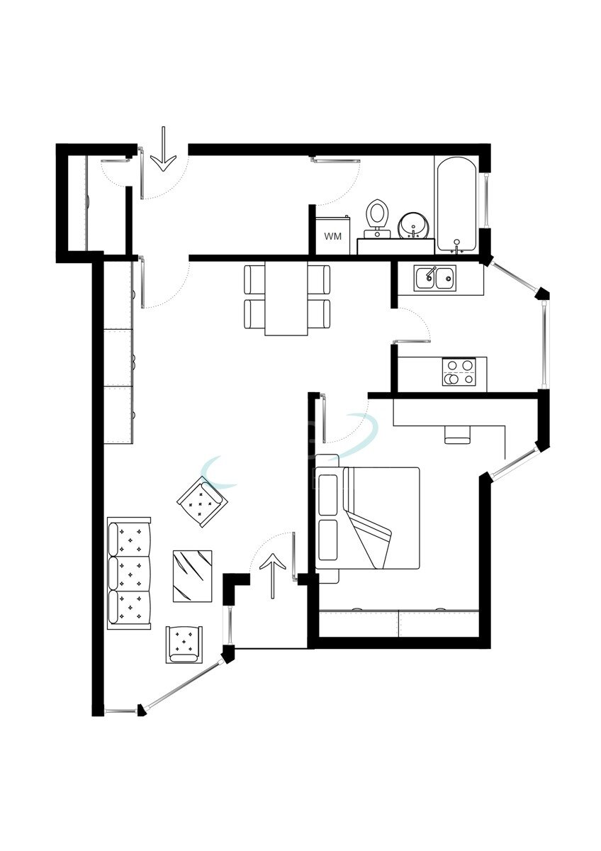 Wohnung zum Kauf 199.000 € 2 Zimmer 59 m²<br/>Wohnfläche Kornwestheim Kornwestheim 70806