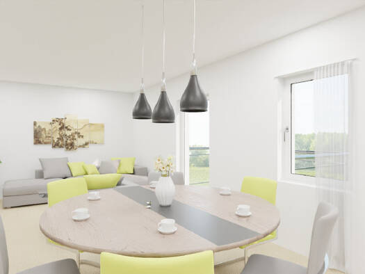 Wohnung zur Miete - Erstbezug 1.100 € 3 Zimmer 91,5 m² 1. Geschoss Untermünstertal Münstertal/Schwarzwald 79244