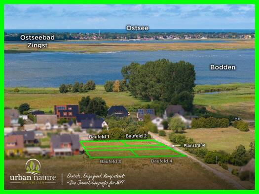 Grundstück zum Kauf 325.800 € 2.114 m² Grundstück Zur Vogelwiese Bresewitz Pruchten 18356