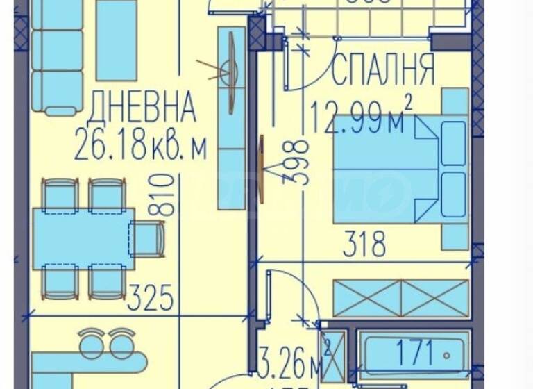 Wohnung zum Kauf 106.000 € 2 Zimmer 72 m² Plovdiv