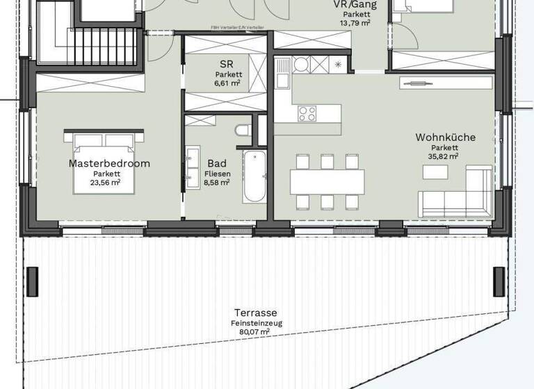 Penthouse zum Kauf - Erstbezug 1.535.000 € 3,5 Zimmer 114 m² 3. Geschoss Bad Ischl 4820