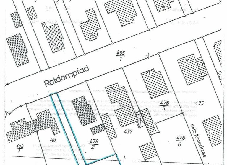 Grundstück zum Kauf 698.400 € 1.600 m² Grundstück Rotdornpfad Oberneuland Bremen 28355