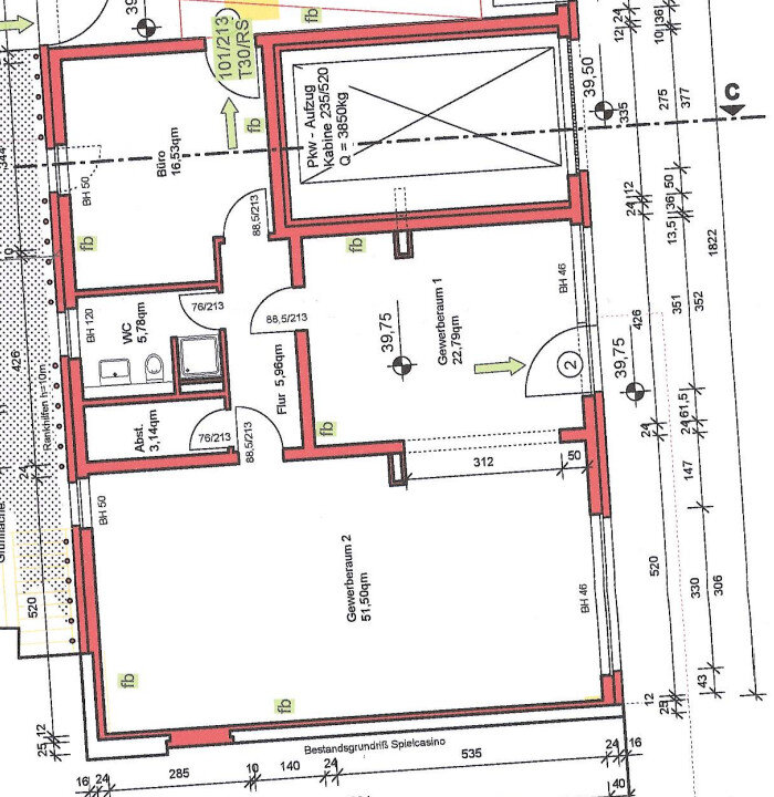 Praxisfläche zur Miete 2.400 € 105 m²<br/>Bürofläche Kaiserdamm 13 Charlottenburg Berlin 14059