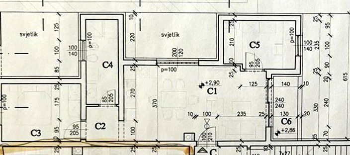 Wohnung zum Kauf 190.000 € 3 Zimmer 55 m²<br/>Wohnfläche 1.<br/>Geschoss Pula 52100