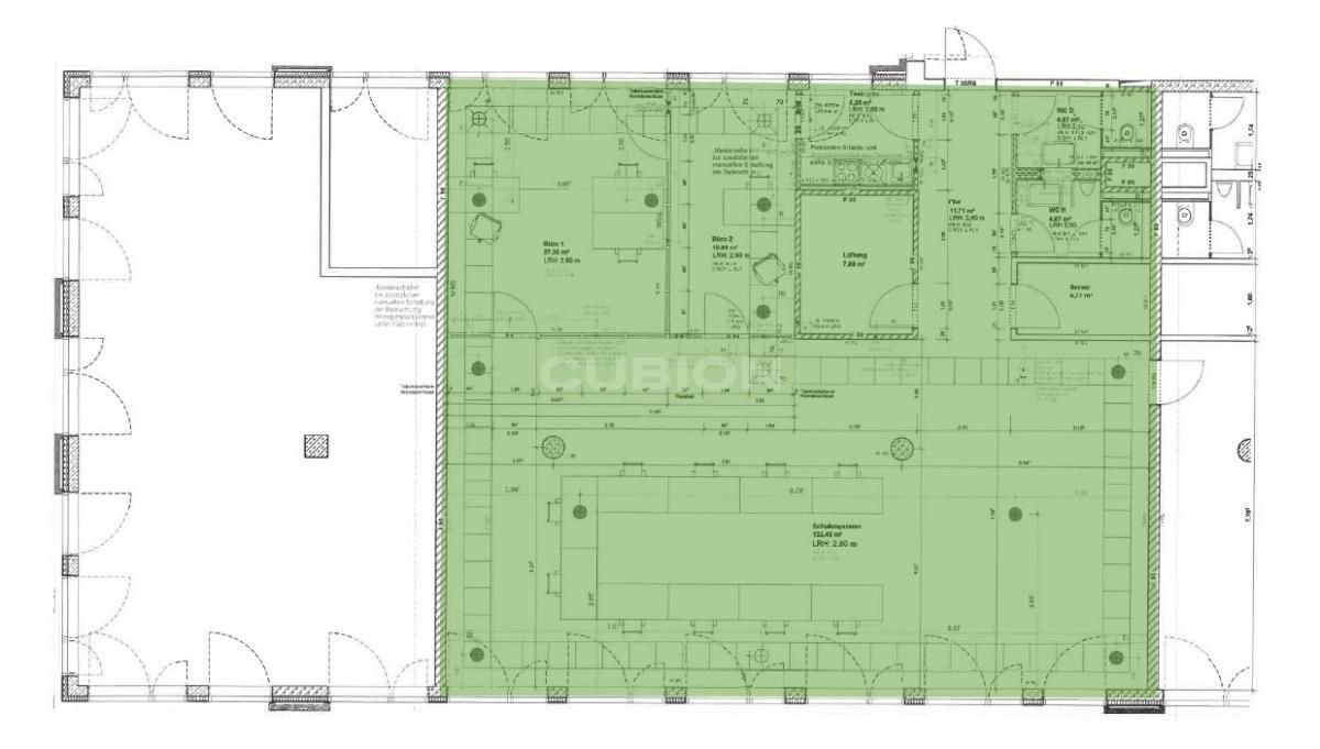 Bürofläche zur Miete provisionsfrei 14,20 € 310 m²<br/>Bürofläche ab 310 m²<br/>Teilbarkeit Nordhofstraße 2 Westviertel Essen 45127