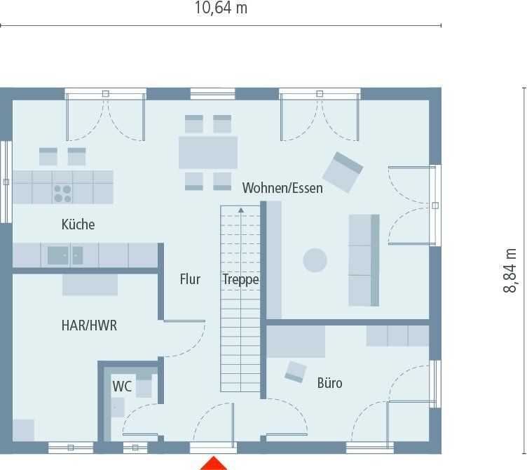 Einfamilienhaus zum Kauf provisionsfrei 434.900 € 6 Zimmer 155 m²<br/>Wohnfläche 695 m²<br/>Grundstück Tangermühlenweg Helmstedt 38350