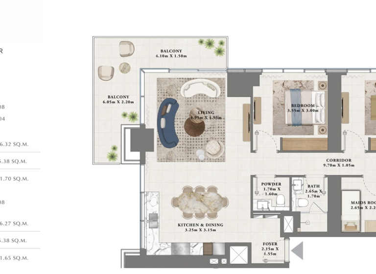 Wohnung zum Kauf provisionsfrei 1.000.600 € 4 Zimmer 171,7 m² Dubai