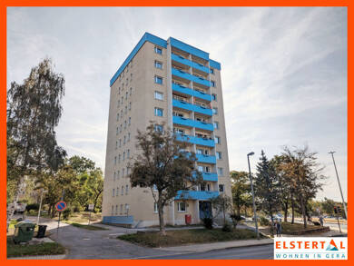 Wohnung zur Miete 469 € 2 Zimmer 50 m² 3. Geschoss Johannes-R.-Becher-Str. 2 Bieblach Gera 07546